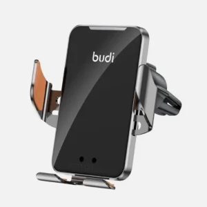 BUDI 15W Wireless Car Charger Phone Holder