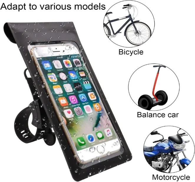 RNC Waterproof Bicycle Phone Holder Bag