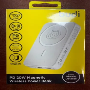 BUDI MagSafe Magnetic Wireless Power Bank 10000mAh
