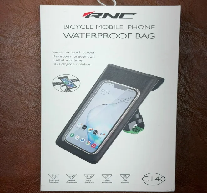 RNC Waterproof Bicycle Phone Holder Bag - Image 2