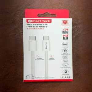 Smart Tech USB-C to USB-C Charging Cable
